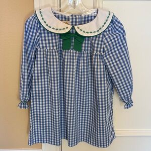 Beaufort Bonnet Company Blue Checkered Dress